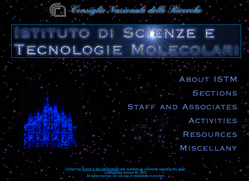 ISTM website, crawled on June 9, 2002